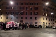 A Roma corteo per Ramy, scontri tra manifestanti e polizia  