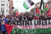 Milano, il 67/o corteo per la Palestina