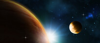 Rappresentazione artistica di una super Terra (fonte: Freepik)