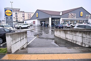 Il parcheggio del supermarket