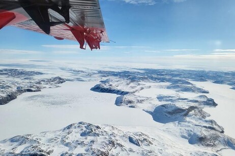 La calotta glaciale della Groenlandia. (fonte: Andrew Shepherd)