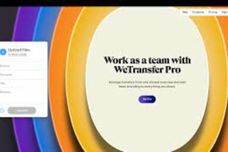 Logo WeTransfer (dal sito ufficiale)