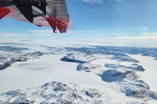 La calotta glaciale della Groenlandia. (fonte: Andrew Shepherd)