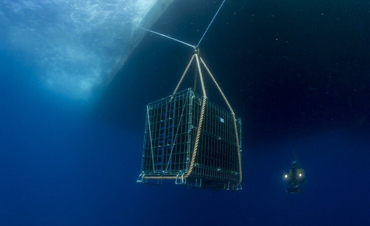 tante le aziende vinicole che praticano l'affinamento dei vini under water © ANSA