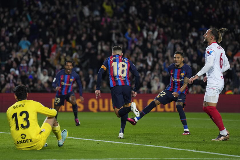 LaLiga - Barcelona vs Sevilla © ANSA/EPA