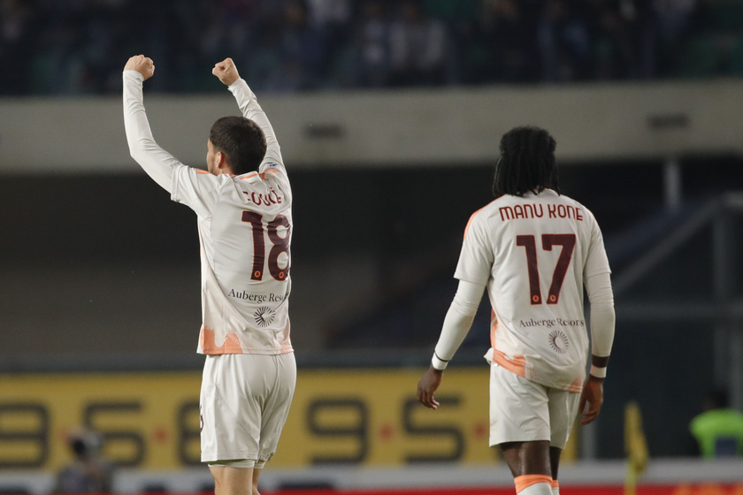 Soccer: Serie A; Hellas Verona vs AS Roma