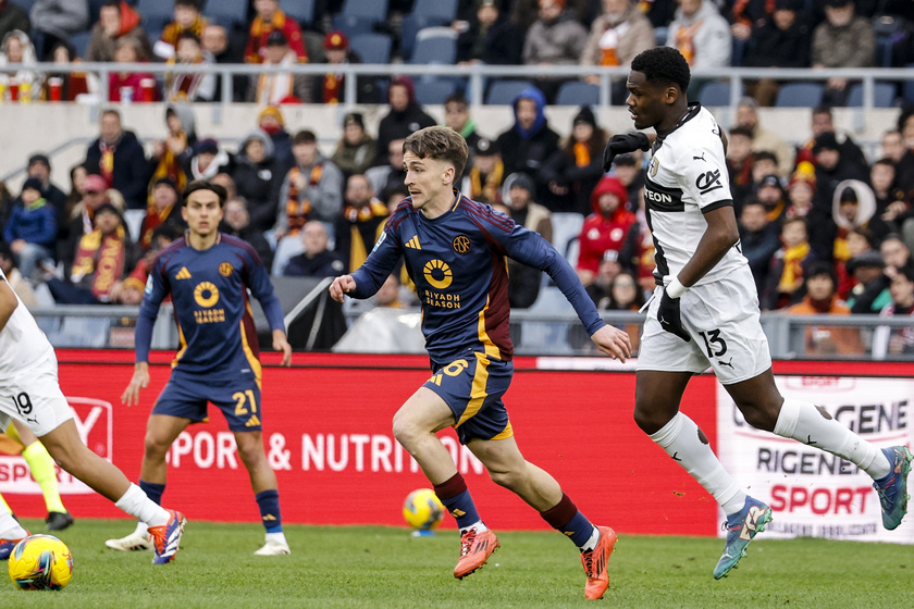 Italian Serie A soccer match - AS Roma vs Parma Calcio 1913