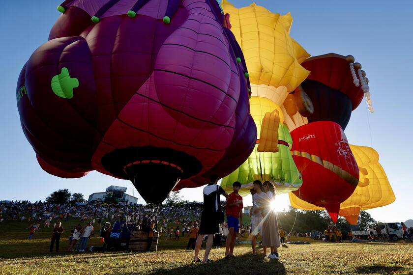 International hot air balloon festival in Taiwan