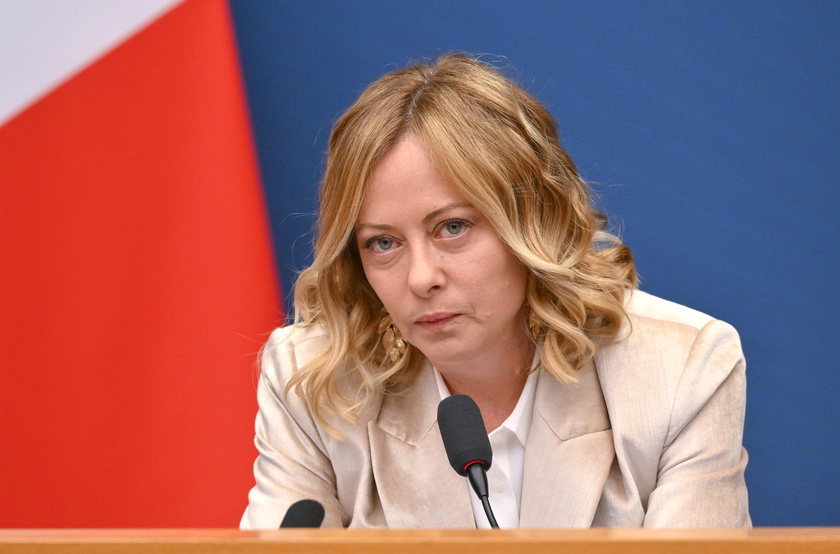 Italian Prime Minister Giorgia Meloni attends end-of-year press conference in Rome