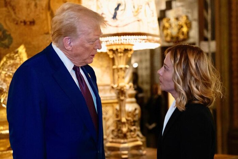 Meloni e Trump - RIPRODUZIONE RISERVATA